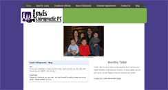 Desktop Screenshot of lewis-chiro.com